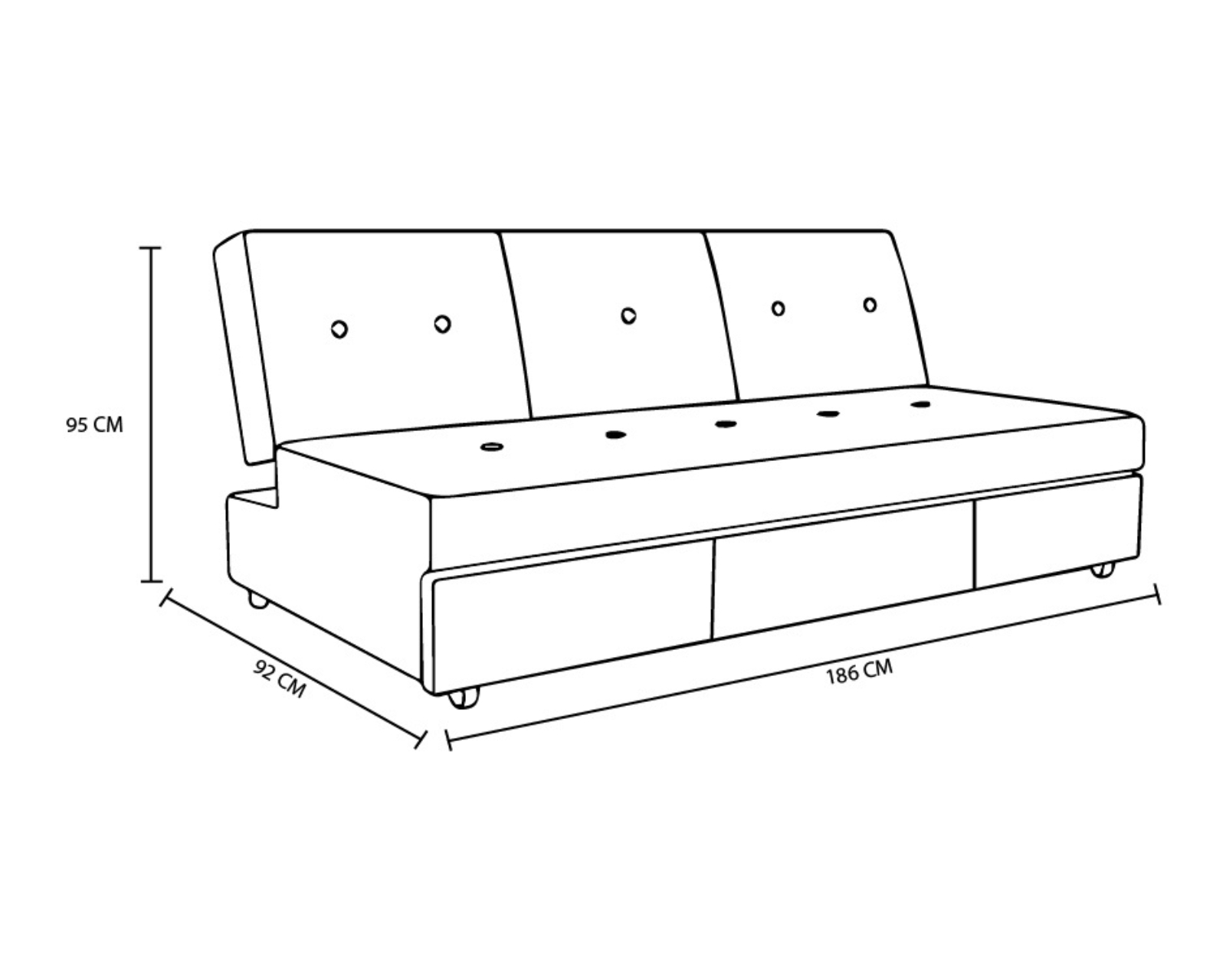 Foto 8 | Sofá Cama Easy Living Pisa Gris