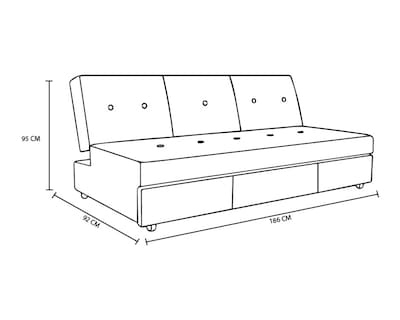Foto 8 | Sofá Cama Easy Living Pisa Gris