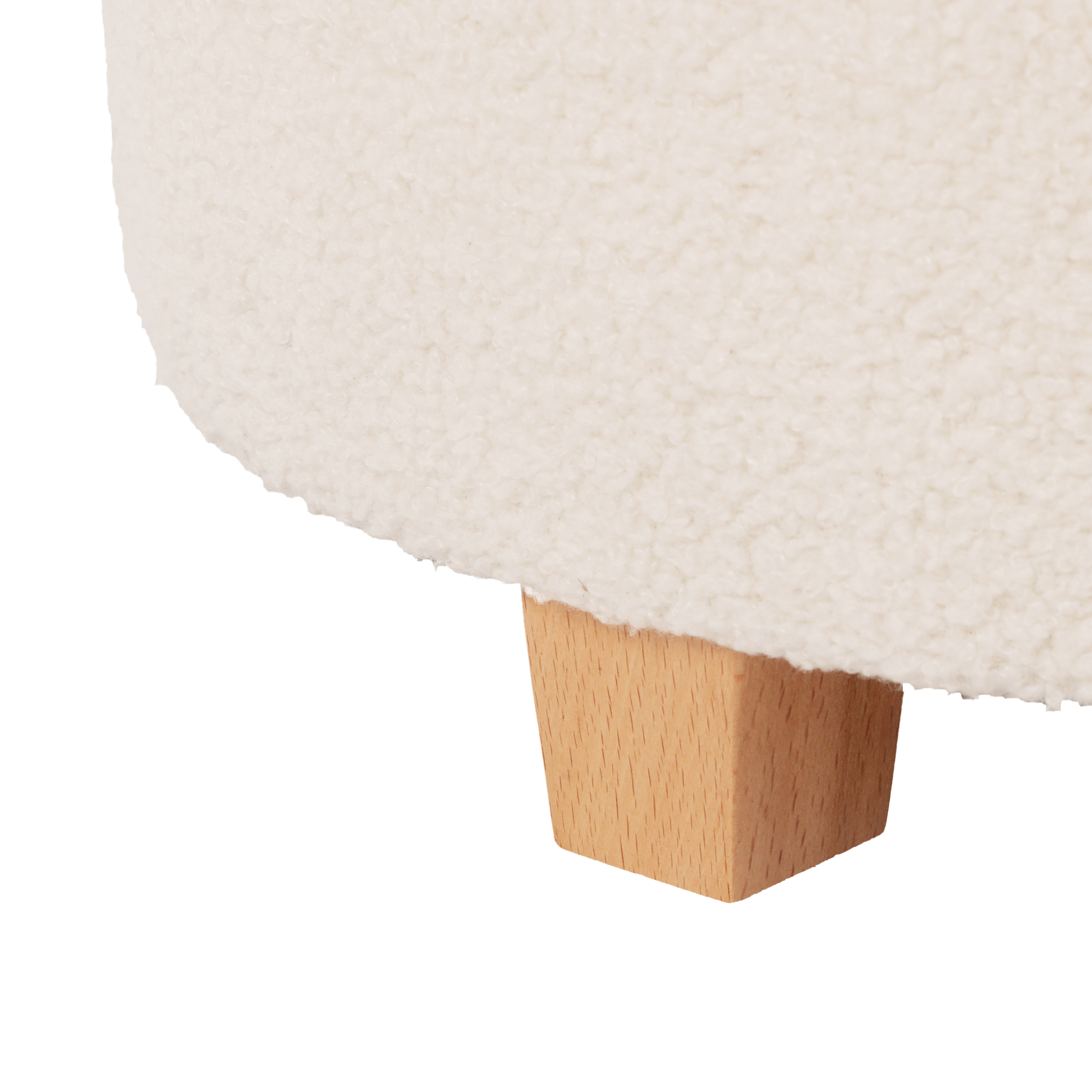 Foto 2 | Taburete Otomano  Mu:4life  Ms501t  Blanco  Con Asiento Acolchado, Baúl De Almacenaje Y Tapa De Mdf