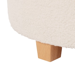 Foto 2 | Taburete Otomano Mu:4life Ms501t Blanco Con Asiento Acolchado, Baúl De Almacenaje Y Tapa De Mdf