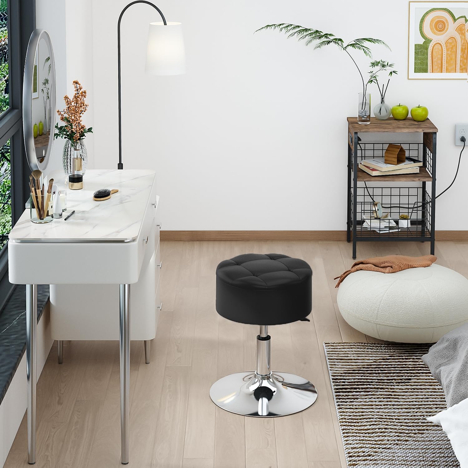 Foto 5 pulgar | Taburete Furniturer Theehe Negro