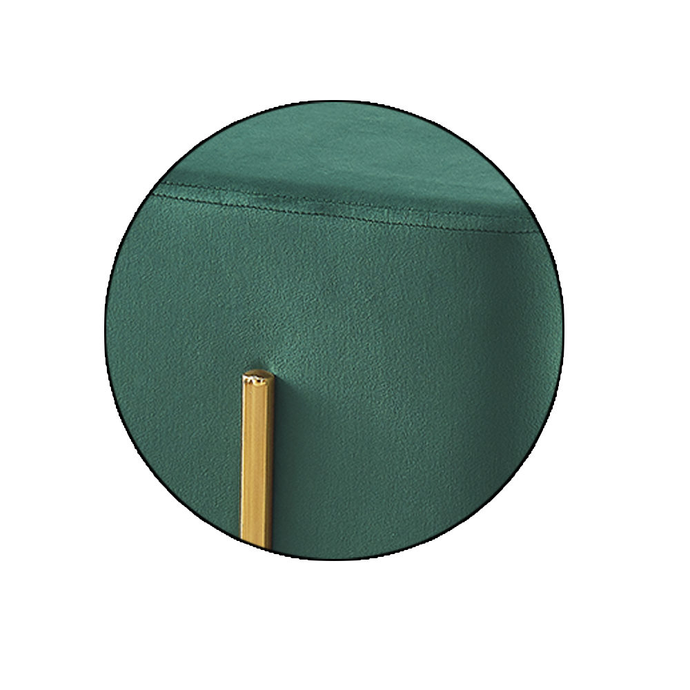 Foto 3 pulgar | Taburete Salma Velvet Verde