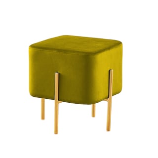 Foto 1 | Taburete Salma Velvet Mostaza