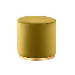Foto 1 | Taburete Melodi Velvet Mostaza