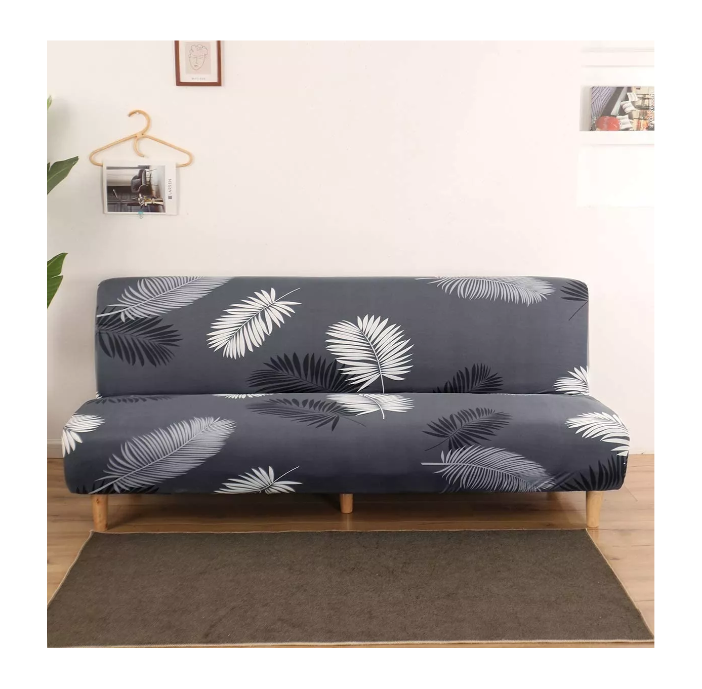 Foto 4 pulgar | Funda de Futón Elástica BELUG para Sofá Cama Sin Brazos Maple Leaf