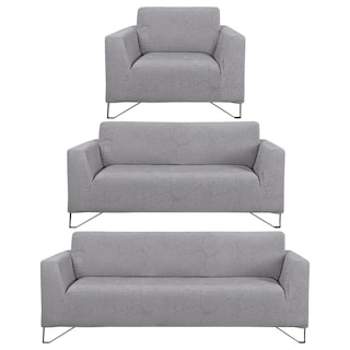 Foto 1 | Juego Protector Cubre Salas Real Textil Elástico Gris Ajustable 3 Piezas