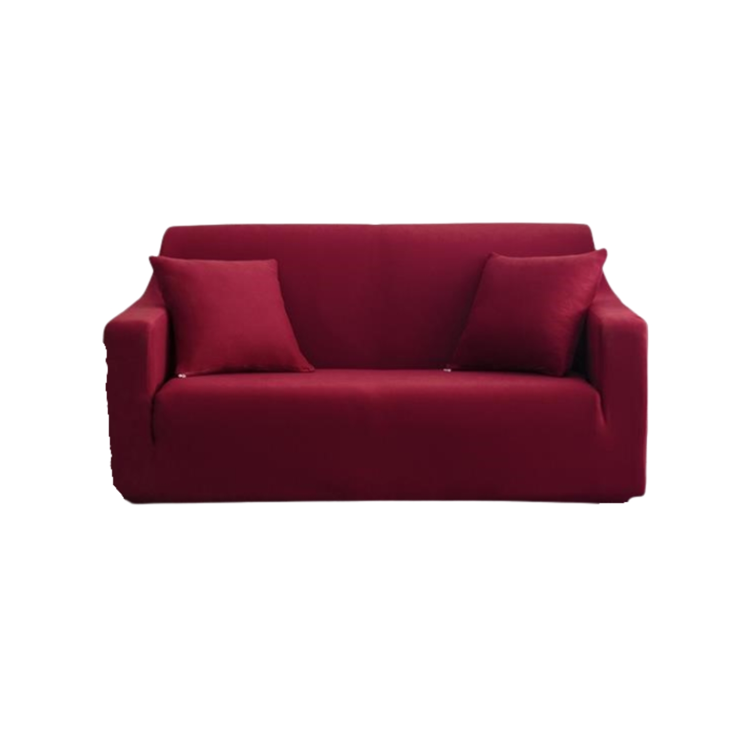 Funda De Sillón Lisa Con Estructura Elástica De 4 Asientos - Venta Internacional.