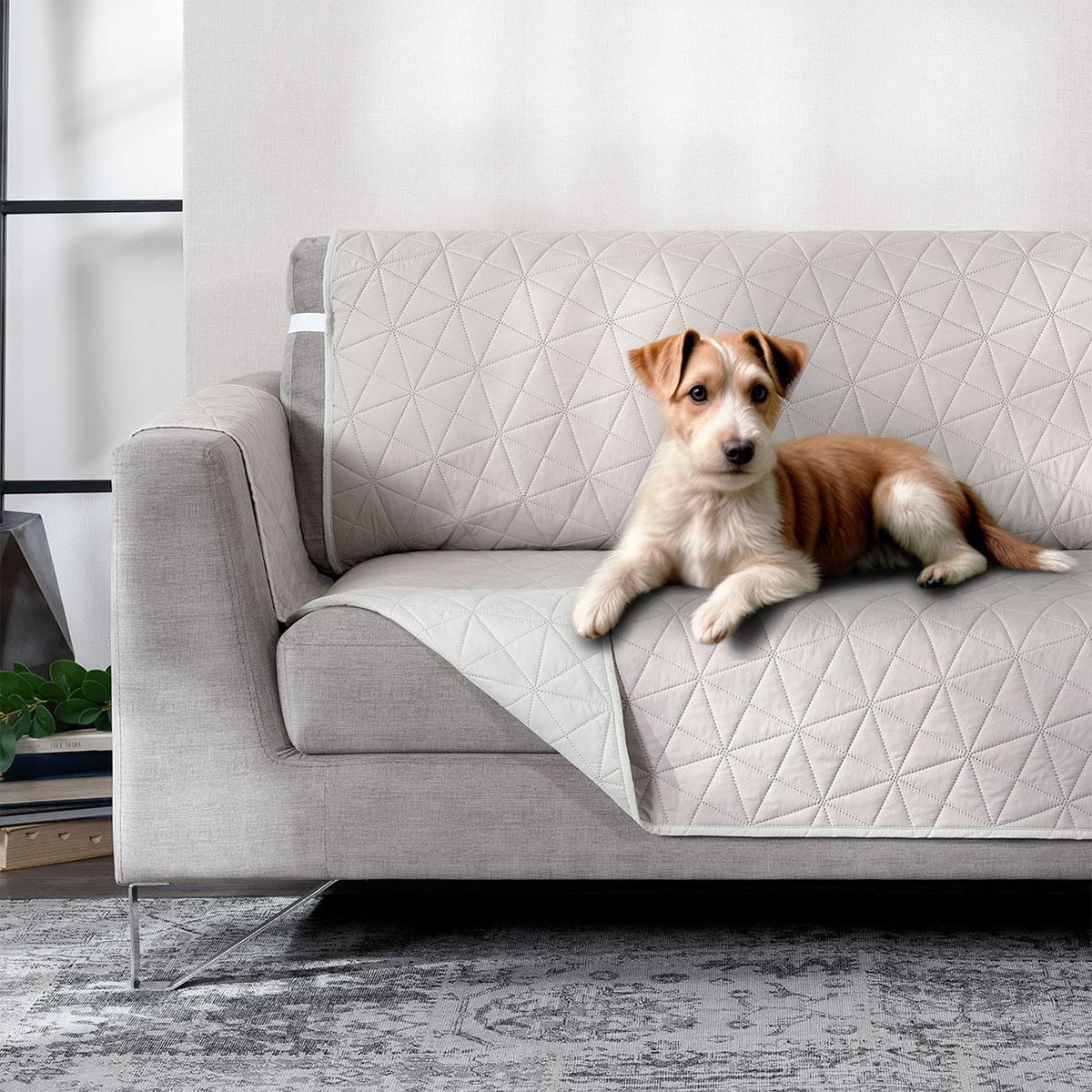 Foto 2 | Protector Cubresala Pinsonic Real Textil Arena / Marfil Doble Vista 3 Piezas