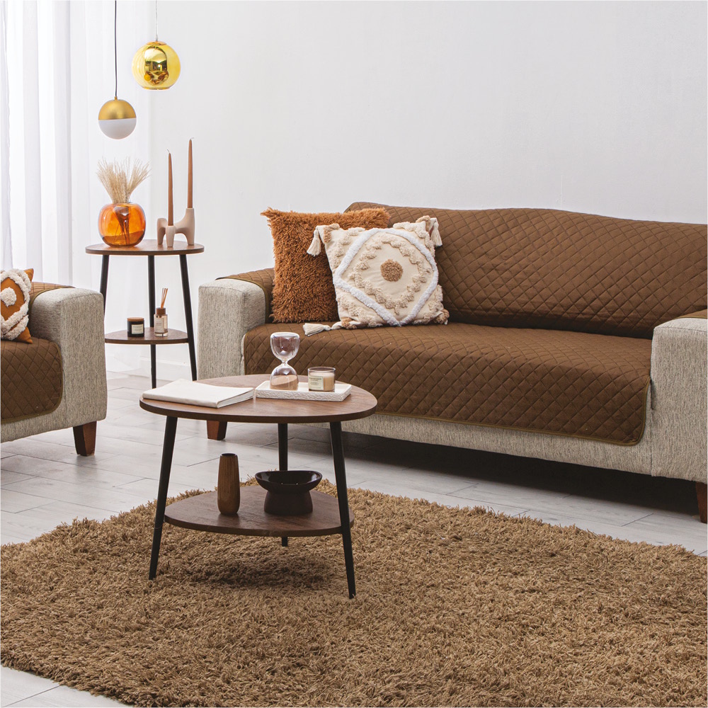 Cubre Sala Café para Loveseat Concord PRSD146