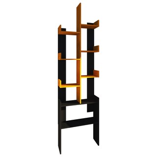Foto 1 | Librero Playcon Exdetn color Negro de 48 x 176 cm