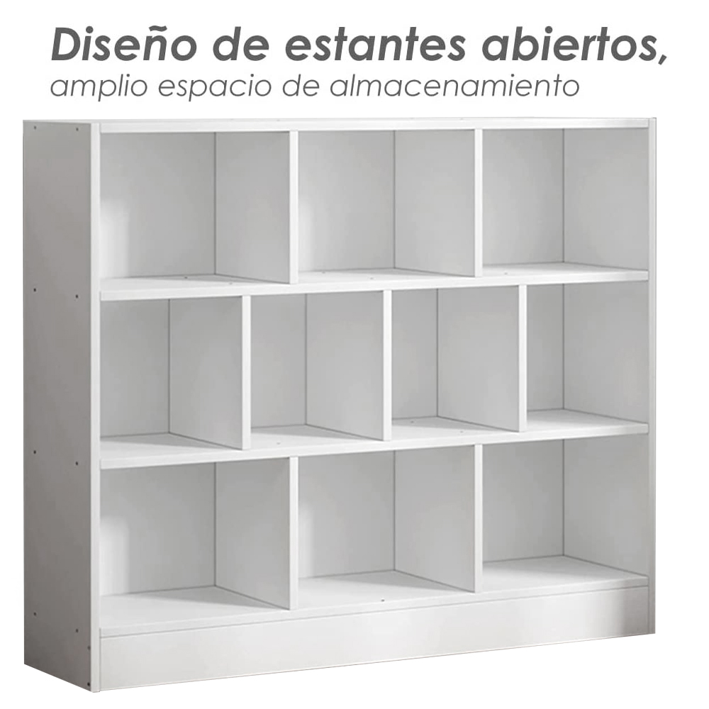 Foto 5 | Librero Organizador Iliosinnova 10 Cubos Blanco