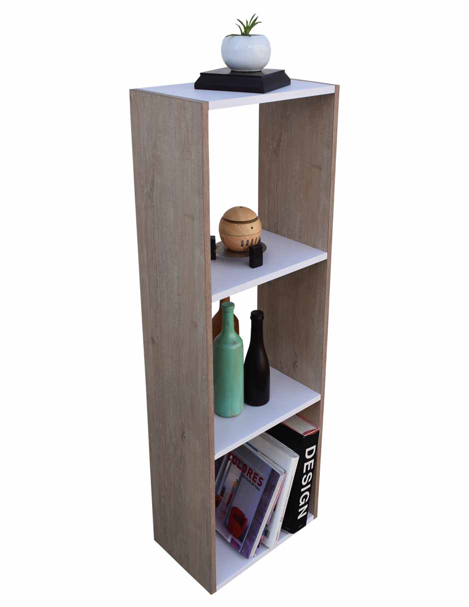 Foto 7 | Libreros de Madera Hogare Libano Blanco Esquinero