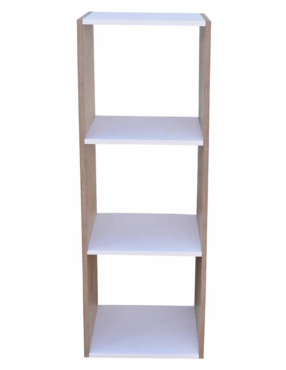 Foto 9 pulgar | Libreros de Madera Hogare Libano Blanco Esquinero