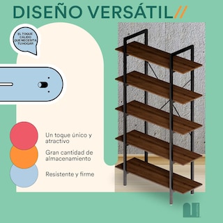 Foto 4 | Librero Con 5 Repisas Mubson. Estatntería Reisner