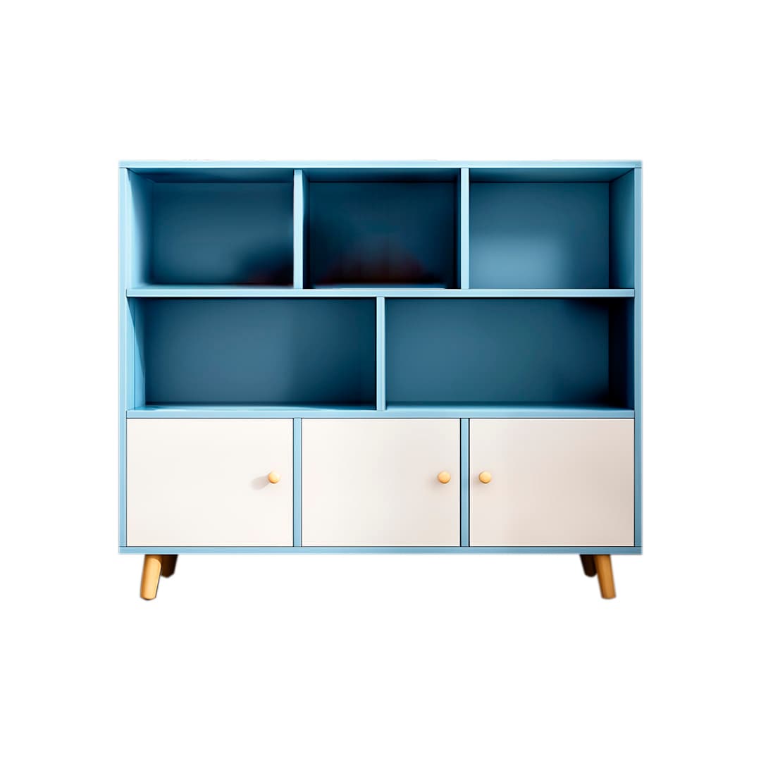 Librero Bossa Pio Azul $2,999