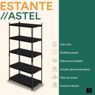 Foto 2 | Anaquel Con 5 Repisas Mubson Estantería Astel