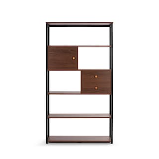 Foto 1 | Librero Ilios Innova de Roble Café