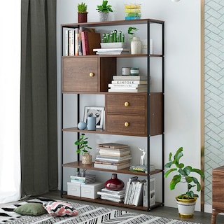 Foto 6 | Librero Ilios Innova de Roble Café