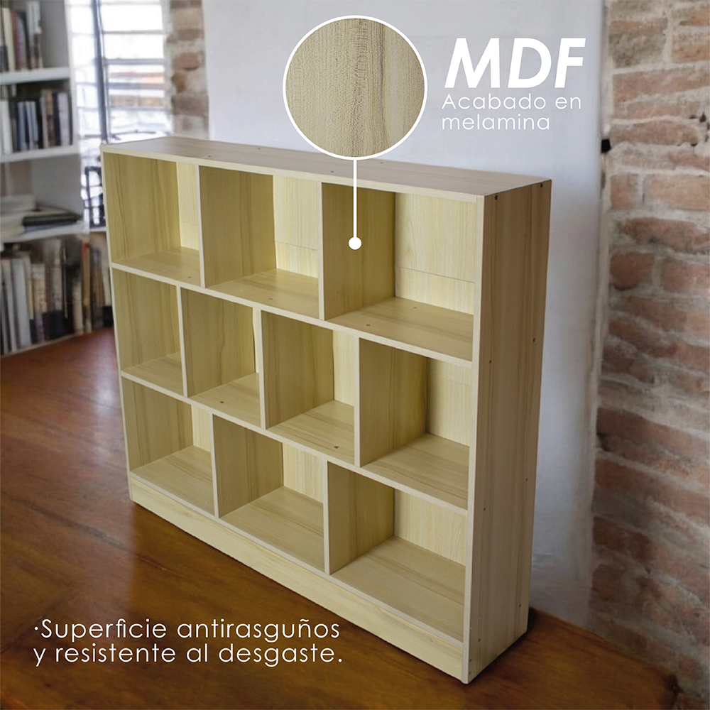 Foto 8 | Librero Organizador Ilios Innova L10 Marrón