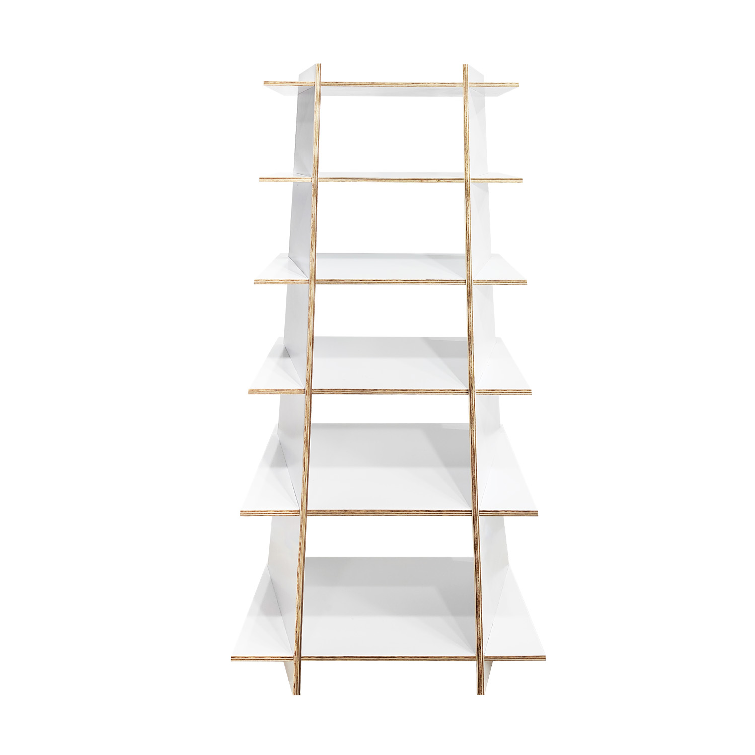 Foto 4 pulgar | Librero Esquinero Reggo Moderno Mueble Organizador Versátil color Blanco