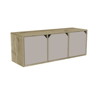 Foto 1 | Librero Fiji - Modulo Bajo Color Duna Y Taupe