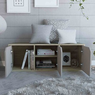 Foto 3 | Librero Fiji - Modulo Bajo Color Duna Y Taupe