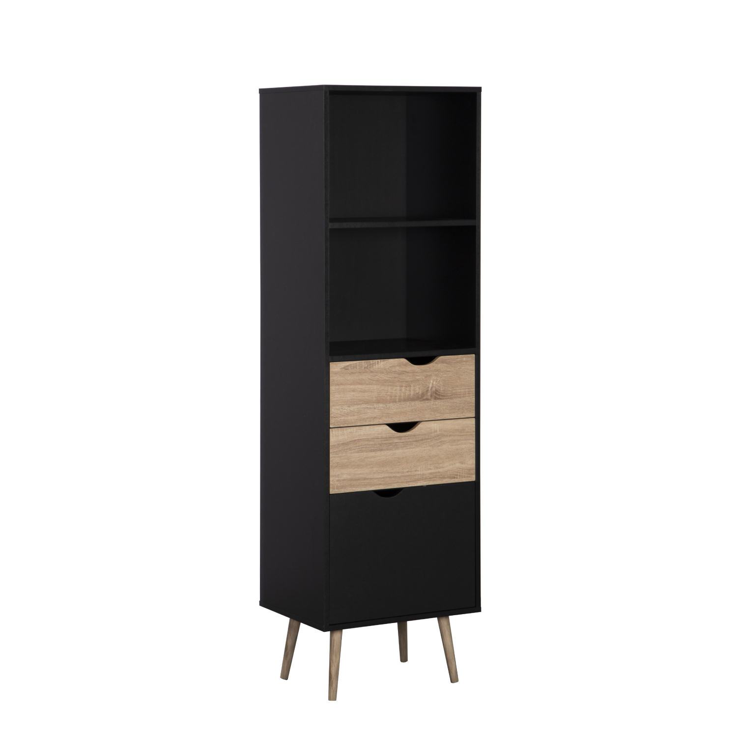 Foto 2 | Librero Vertical Top Living Gotemburgo Black Nórdico Negro