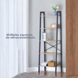 Foto 3 | Librero Organizador Ilios Innova L5e-caf/gdx Color Café 5 Estantes Reforzada