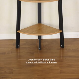 Foto 3 | Librero Esquinero Organizador Ilios Innova Café 5 Espacios