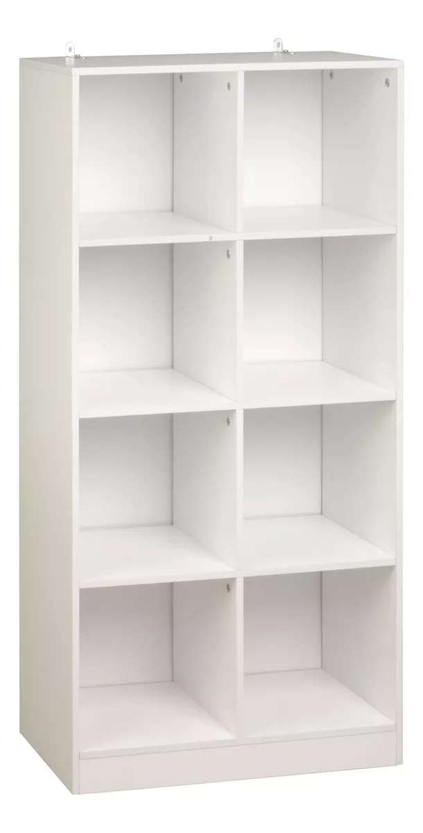 Foto 2 pulgar | Librero EKE Life Home Blanco Minimalista 8 Cubos MDF