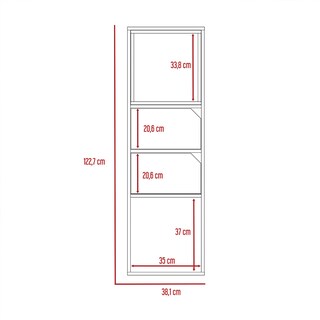 Foto 6 | Combo para Sala Singapur Incluye Mesa De Centro y Librero Virtual Muebles