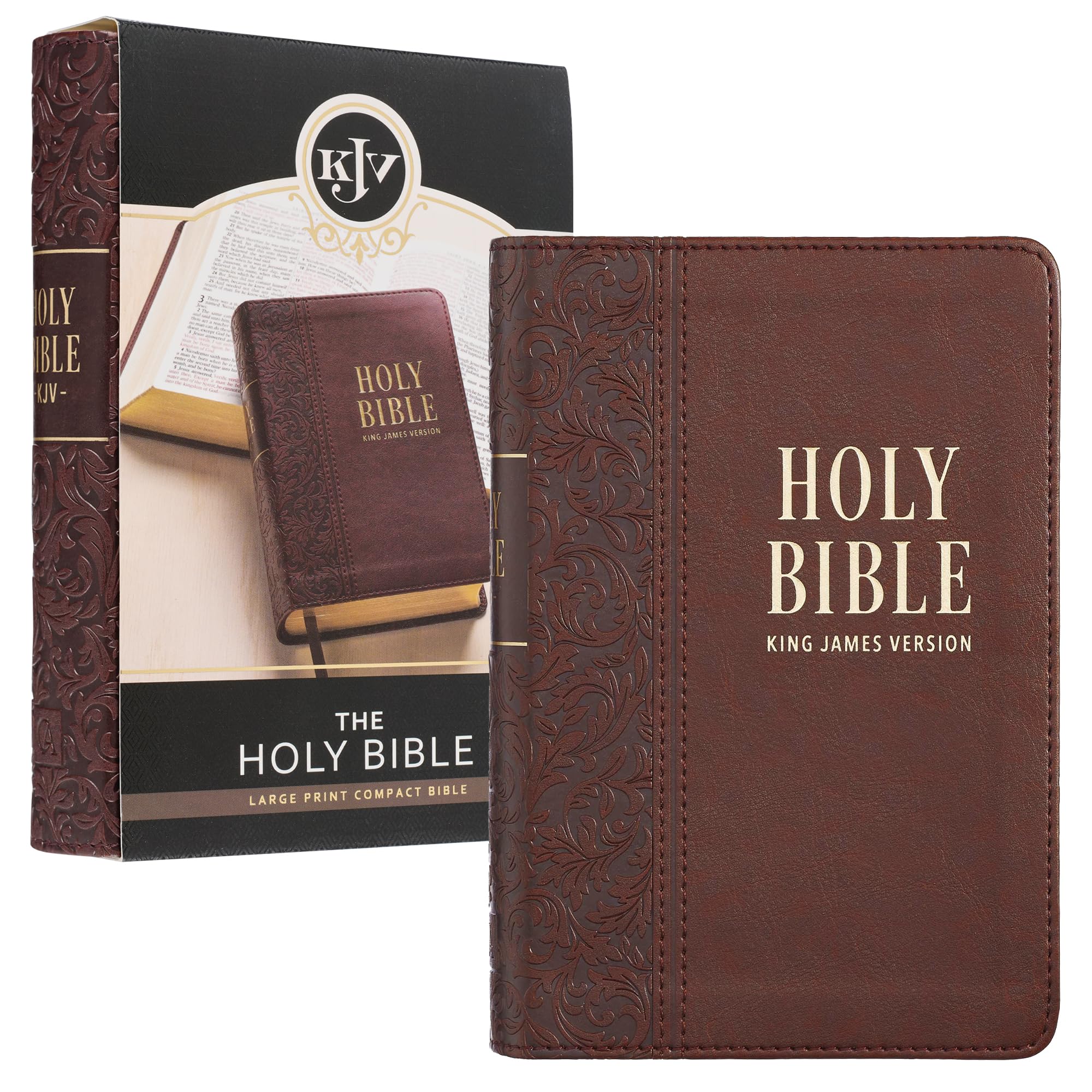 Impresión Grande Compacta De Bible Christian Art Gifts Kjv Holy - Venta Internacional.