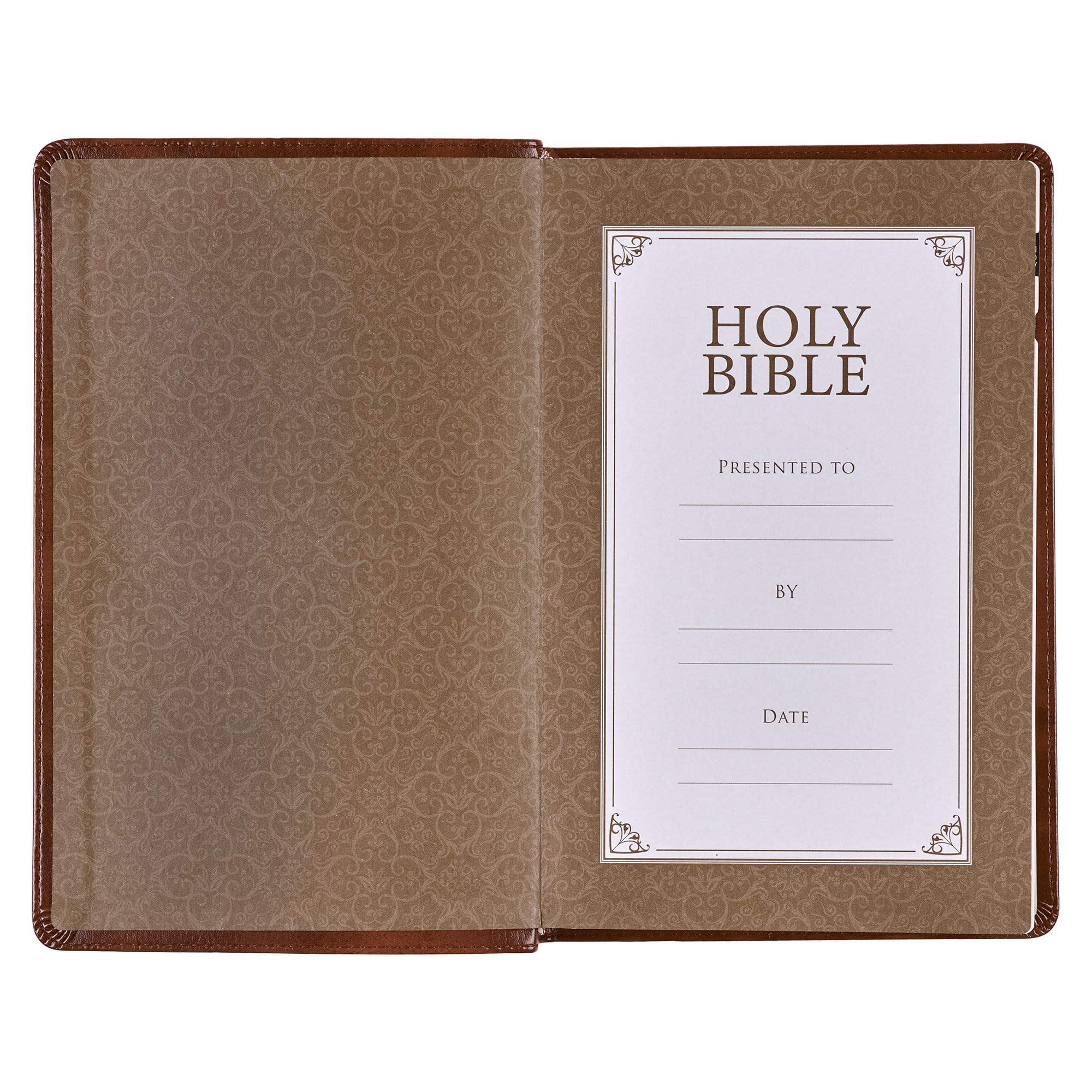 Foto 8 pulgar | Bible Christian Art Gifts Kjv Holy Bible, Piel Sintética - Venta Internacional.