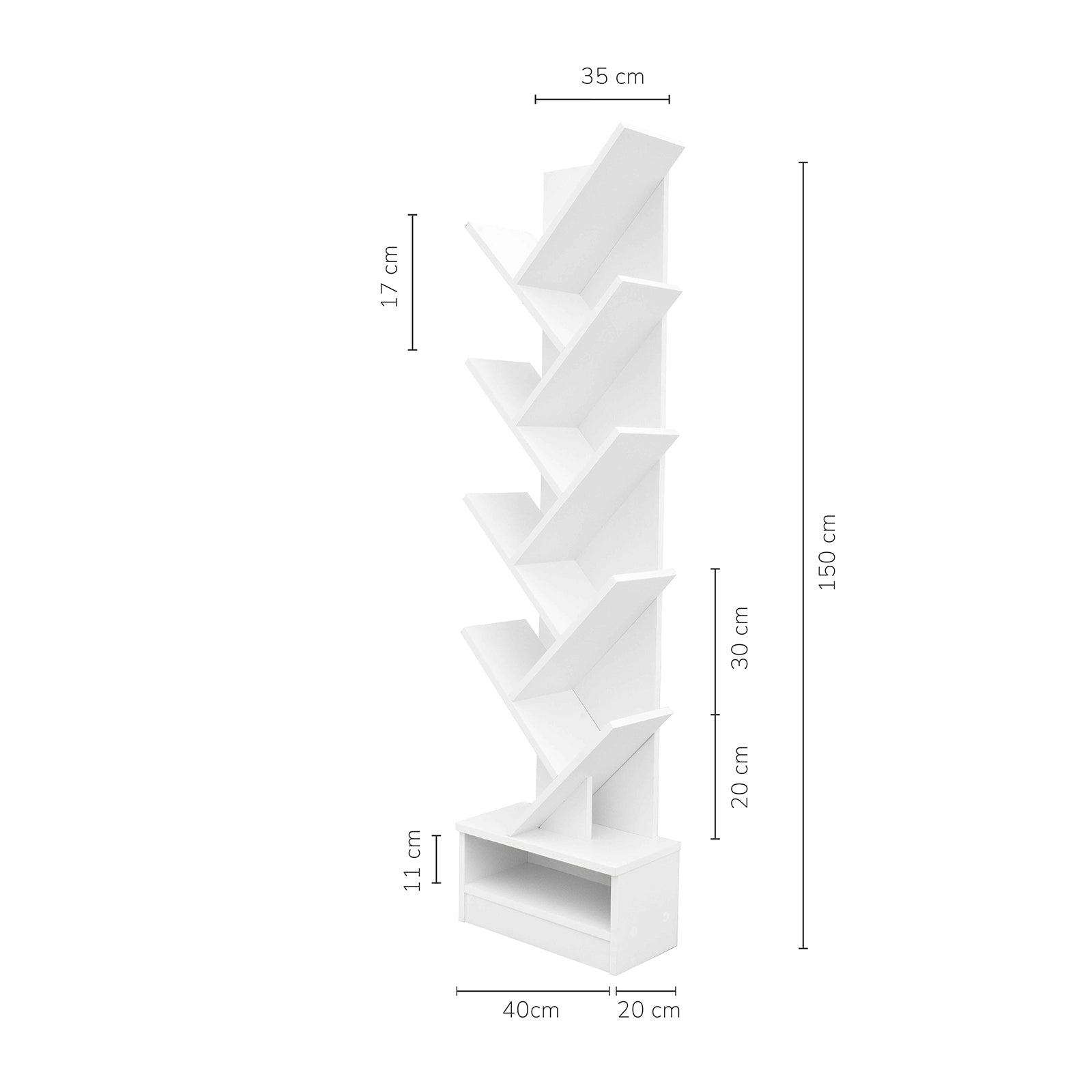 Foto 5 pulgar | Librero Top Living Visdom-b Blanco