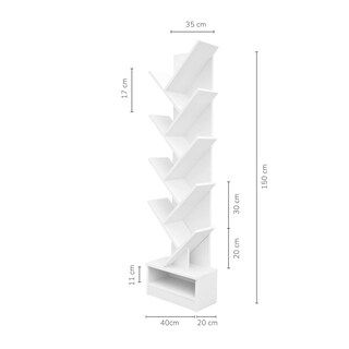 Foto 4 | Librero Top Living Visdom-b Blanco