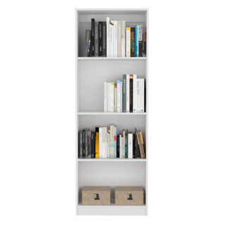 Foto 4 | Librero Home, Blanco Duqueza, Con Cuatro Entrepaños