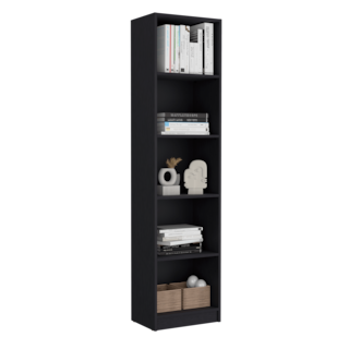 Foto 2 | Librero Home Eco, Wengue, Con Cinco Entrepaños