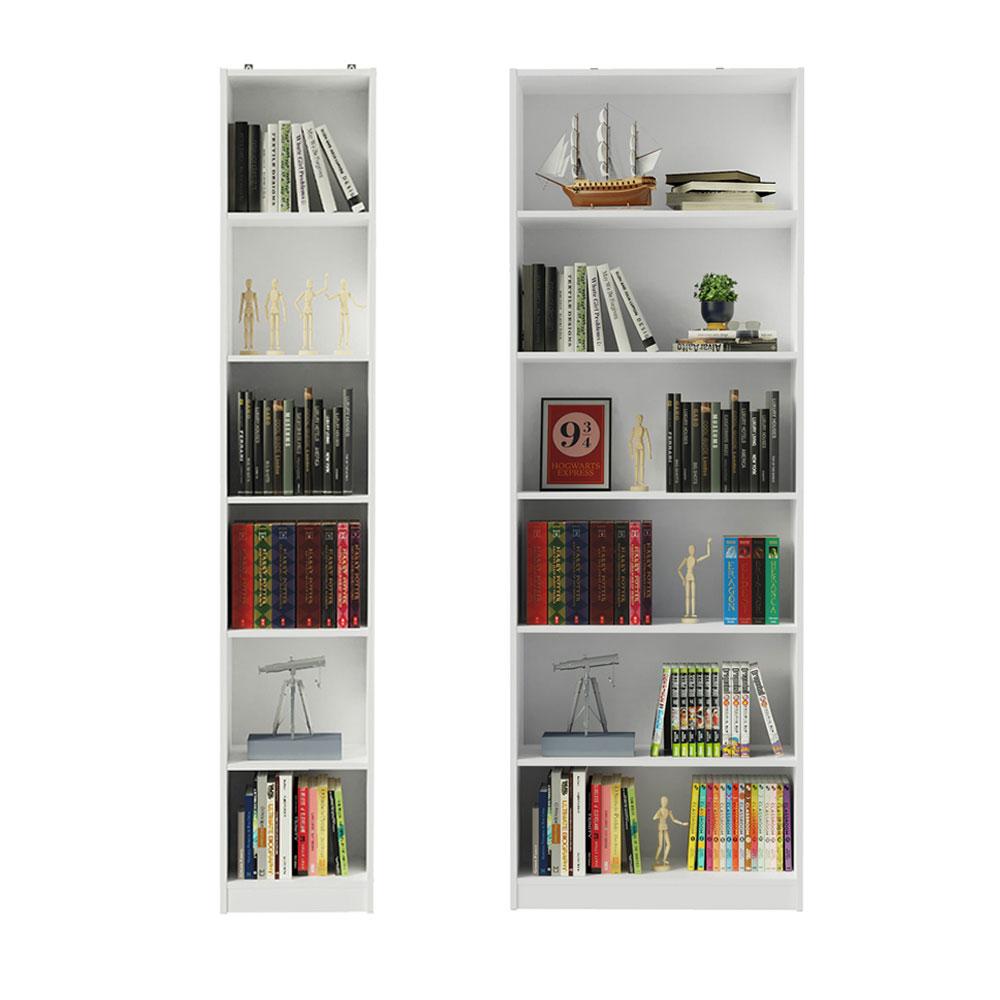 Foto 4 | Kit Estante Librero Madesa 6908 Y Organizador 6906 Blanco