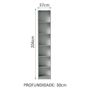 Foto 3 | Estante Librero Organizador Madesa 6906 Con 6 Nichos