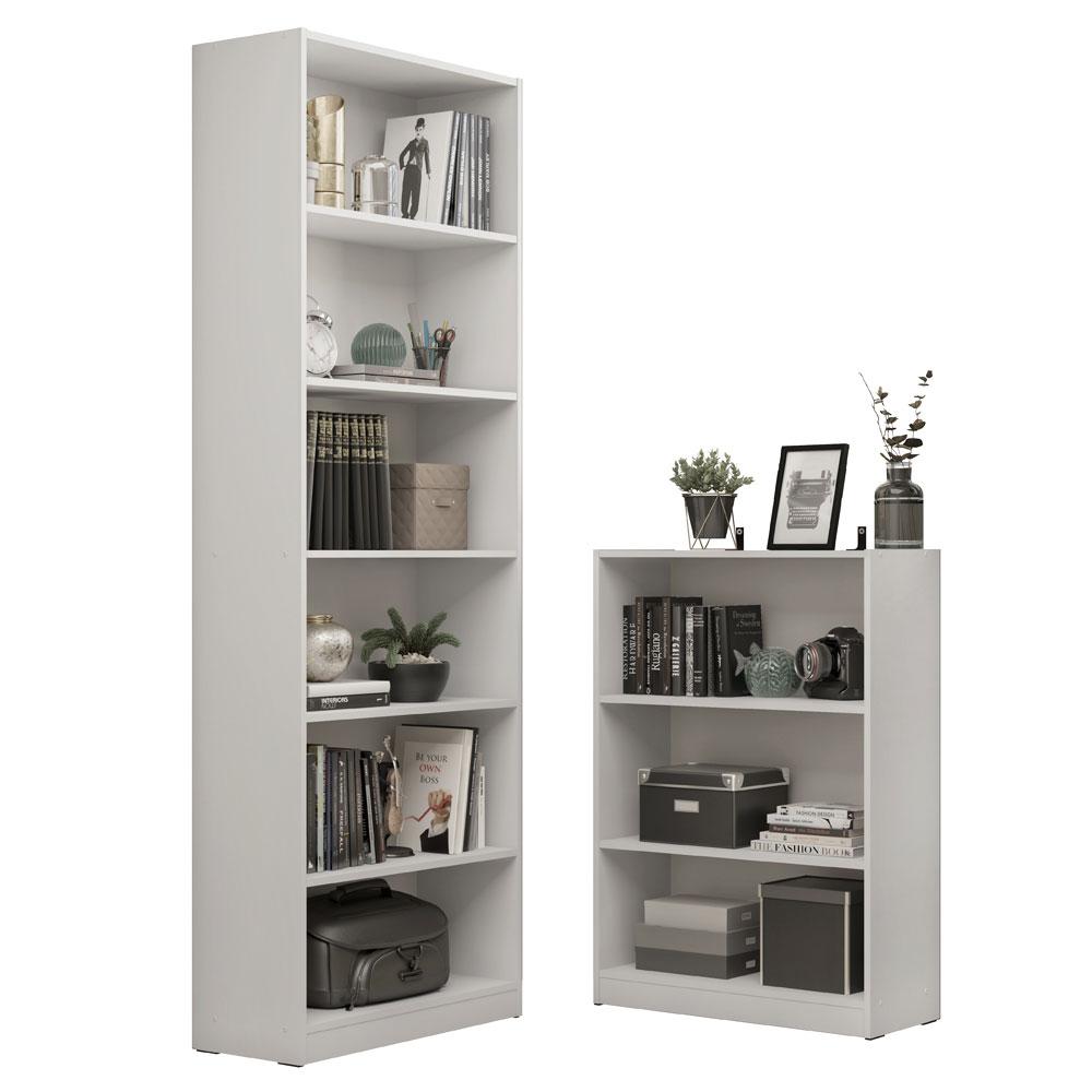 Foto 1 | Kit Estante Librero Madesa Organizador Blanco