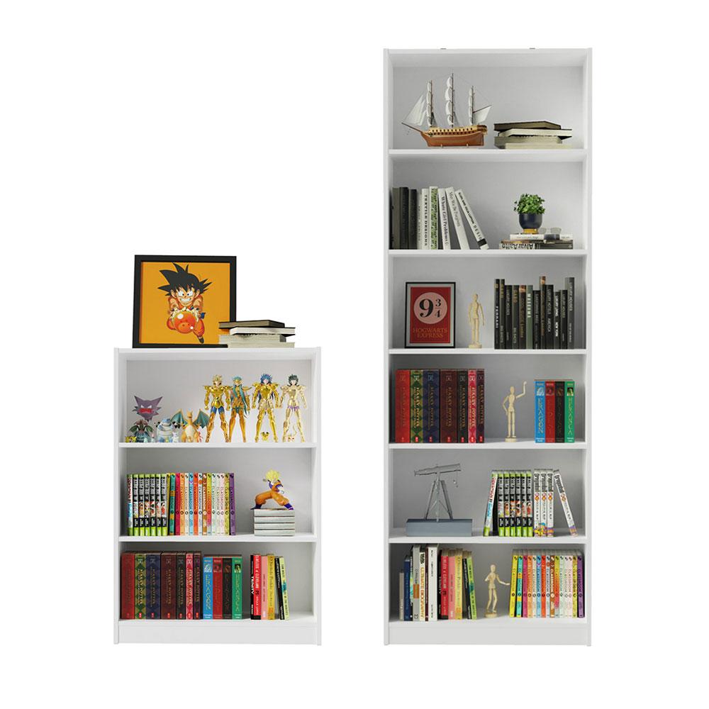 Foto 5 pulgar | Kit Estante Librero Madesa Organizador Blanco