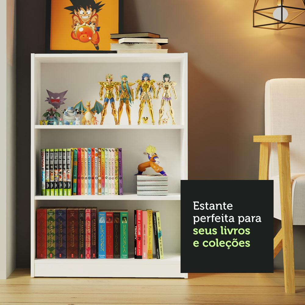 Foto 6 pulgar | Kit Estante Librero Madesa Organizador Blanco