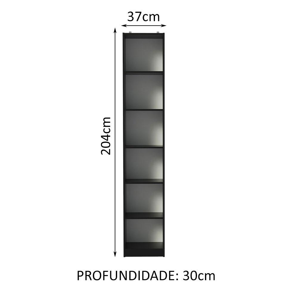 Foto 4 pulgar | Estante Librero Organizador Madesa 6906 6 Nichos