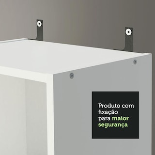 Foto 7 | Estante Librero Organizador Madesa 6906 Con 6 Nichos Blanco
