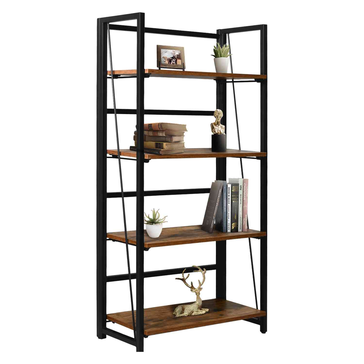 Foto 1 | Librero Estante Plegable Rack & Pack Industrial Estructura Metálica