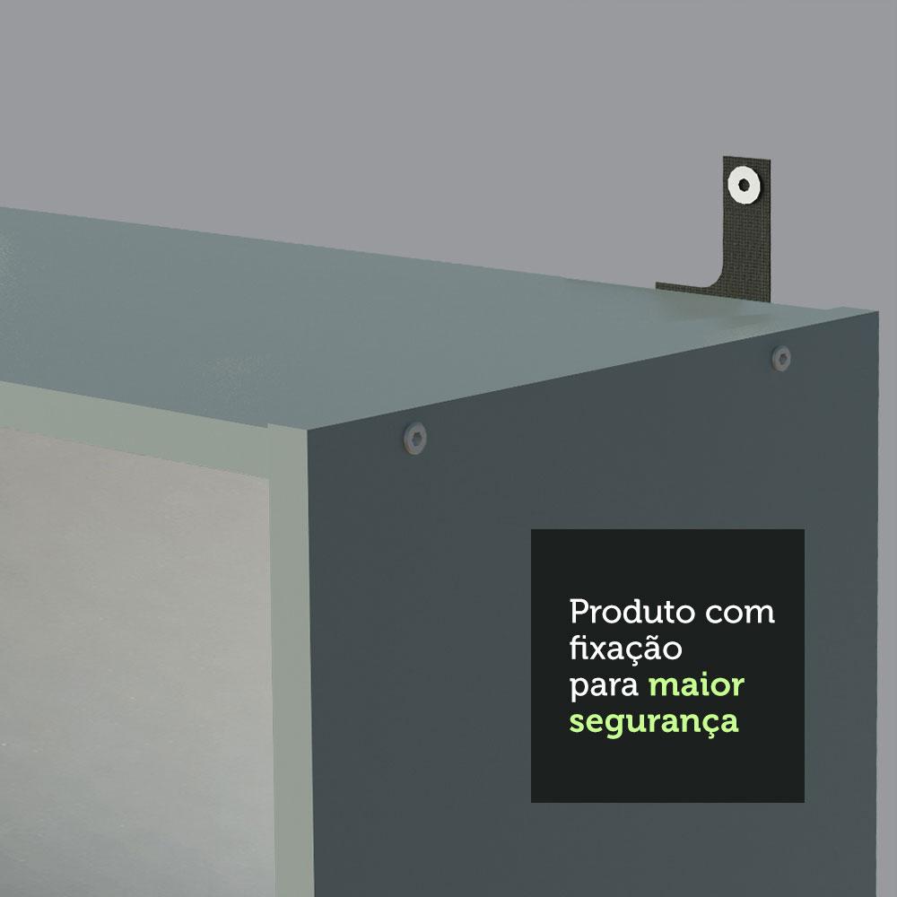 Foto 8 pulgar | Kit Estante Librero Madesa 6908 Y Organizador 9400 Gris