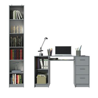 Foto 4 | Kit Estante Librero Madesa 6906 Y Organizador 9400 Gris
