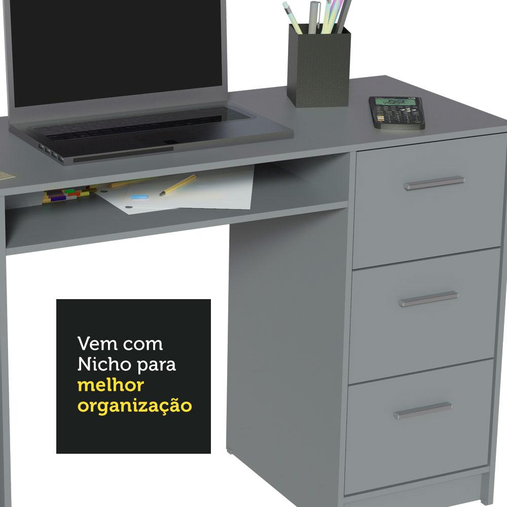 Foto 6 | Kit Estante Librero Madesa 6906 Y Organizador 9400 Gris