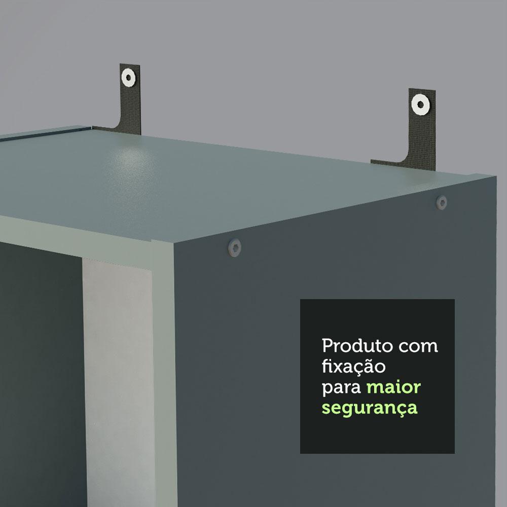 Foto 8 pulgar | Kit Estante Librero Madesa 6906 Y Organizador 9400 Gris