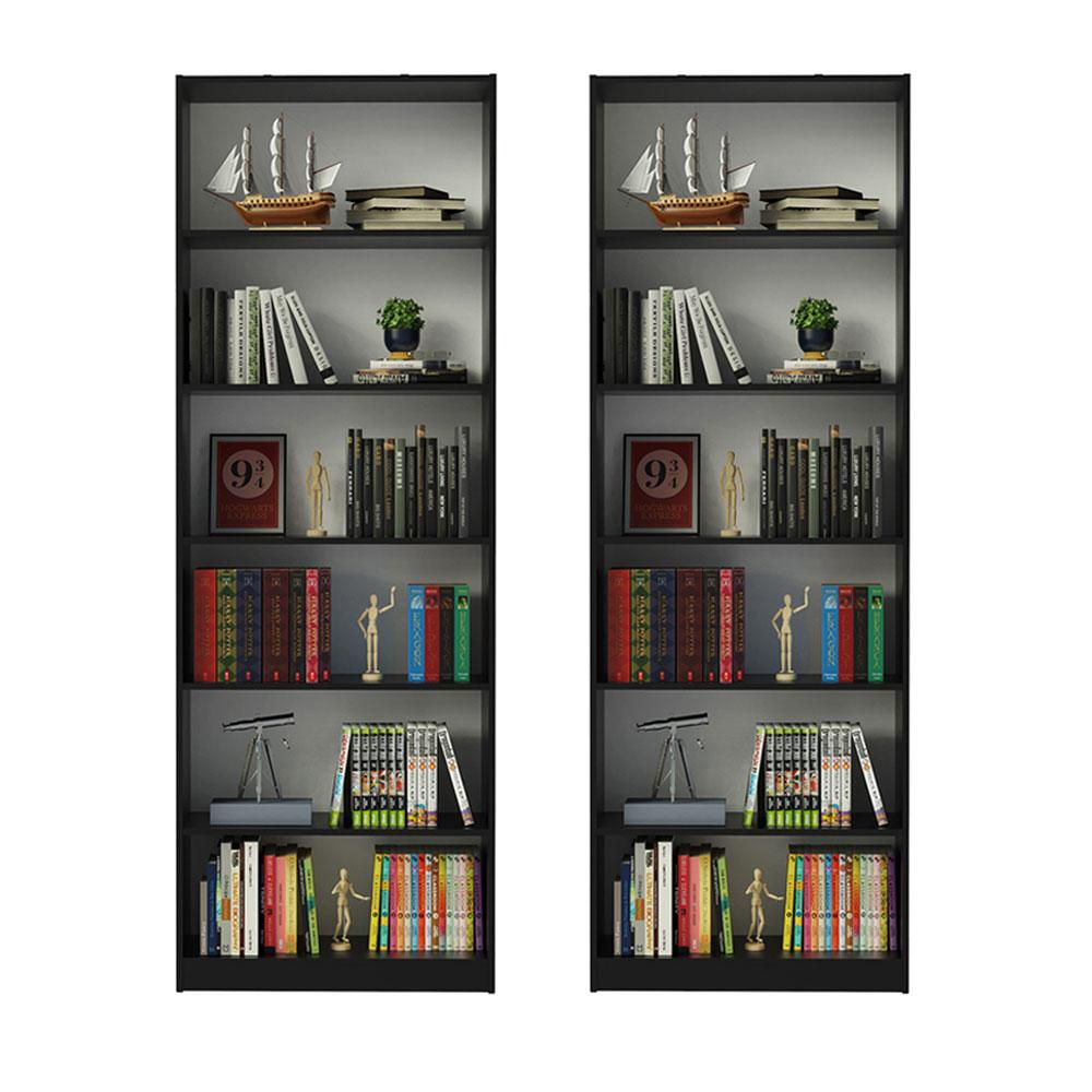 Foto 5 pulgar | Kit Estante Librero Organizador Madesa 6908 Negro